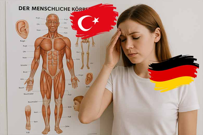 Almanca’da Vücut Bölümleri ve Sağlık Durumları